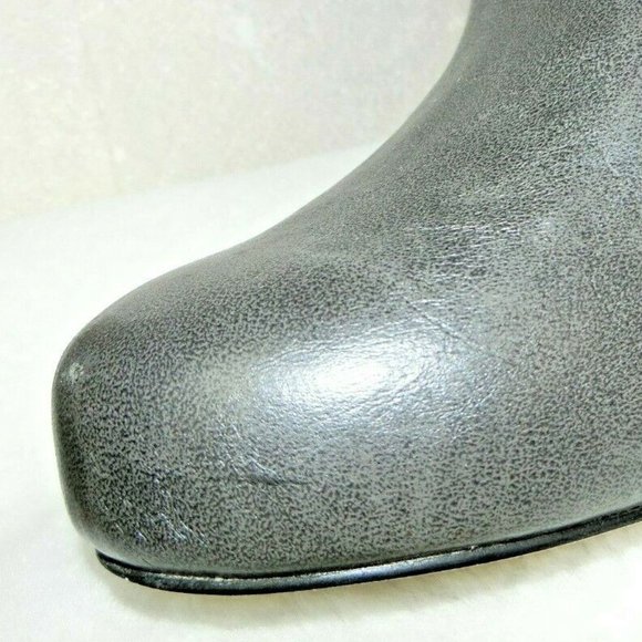 Madden Girl Paytton Grey Side Zip Buckle Boots - Picture 8 of 12
